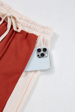 Load image into Gallery viewer, Drawstring Contrast Wide Leg Pants