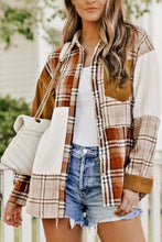 Load image into Gallery viewer, Plaid Button Up Long Sleeve Shacket