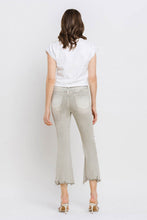 Load image into Gallery viewer, Lovervet Distressed Raw Hem Cropped Flare Jeans