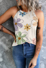 Load image into Gallery viewer, Printed Round Neck Tank