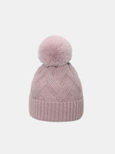 Load image into Gallery viewer, Roll Rim Hat with Pompom