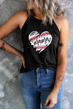 Load image into Gallery viewer, Heart Graphic Round Neck Tank