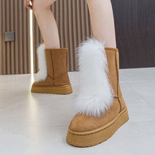 Load image into Gallery viewer, Thermal Suede Platform Boots