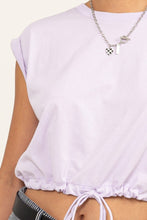Load image into Gallery viewer, HYFVE Drawstring Hem Crop Top