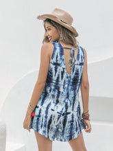 Load image into Gallery viewer, Tie-Dye V-Neck Sleeveless Romper