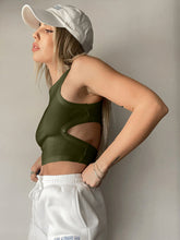 Load image into Gallery viewer, Cutout Round Neck Tank