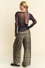 Load image into Gallery viewer, Davi &amp; Dani Glitter Mesh Lettuce Hem Long Sleeve Top