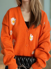 Load image into Gallery viewer, Daisy Button Up V-Neck Cardigan