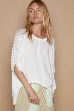 Load image into Gallery viewer, POL Eyelet Detail Studded High-Low Top