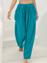 Load image into Gallery viewer, Drawstring Wide Leg Pants with Pockets