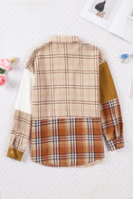 Load image into Gallery viewer, Plaid Button Up Long Sleeve Shacket