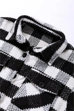 Load image into Gallery viewer, Plaid Button Up Long Sleeve Jacket