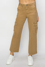 Load image into Gallery viewer, Risen Full Size High Rise Cargo Jeans