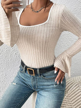 Load image into Gallery viewer, Scoop Neck Long Sleeve T-Shirt
