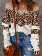 Load image into Gallery viewer, Leopard Long Sleeve Sweater