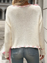 Load image into Gallery viewer, Dropped Shoulder Long Sleeve Sweater