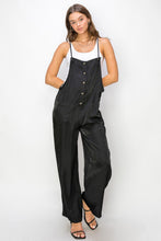 Load image into Gallery viewer, HYFVE Half Button Sleeveless Straight Jumpsuit