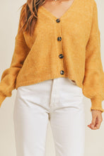 Load image into Gallery viewer, MABLE Long Sleeve Button Down Sweater Cardigan
