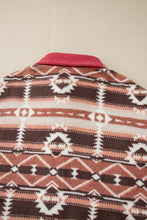 Load image into Gallery viewer, Geometric Button Up Corduroy Trim Jacket