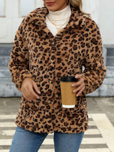 Load image into Gallery viewer, Button Up Drop Shoulder Fuzzy Jacket