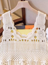 Load image into Gallery viewer, Openwork Scoop Neck Tank