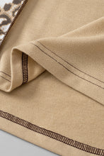 Load image into Gallery viewer, Leopard Drawstring Chest Pocket Hoodie