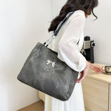 Load image into Gallery viewer, Bow Polyester Medium Tote Bag