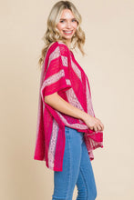 Load image into Gallery viewer, Cotton Bleu by Nu Label V Neck Drop Shoulder Oversize Top