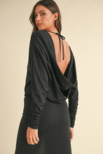 Load image into Gallery viewer, Mable Backless Asymmetric Ruffle Hem Dress