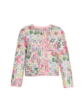 Load image into Gallery viewer, Tied Printeded Long Sleeve Jacket