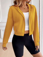 Load image into Gallery viewer, Ivy Lane Zip Up Dropped Shoulder Hooded Jacket