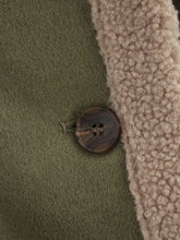 Load image into Gallery viewer, Fuzzy Collared Neck Long Sleeve Jacket