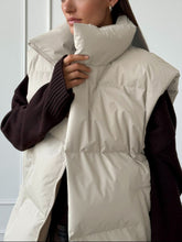 Load image into Gallery viewer, Zip Up Turtleneck Vest Coat