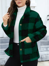 Load image into Gallery viewer, Button Up Drop Shoulder Fuzzy Jacket