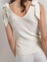 Load image into Gallery viewer, V-Neck Tie Shoulder Tank
