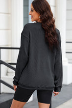 Load image into Gallery viewer, Sequin Nutcracker Round Neck Long Sleeve Sweatshirt