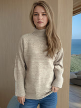 Load image into Gallery viewer, Turtleneck Raglan Sleeve Sweater