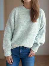 Load image into Gallery viewer, Round Neck Long Sleeve Sweater
