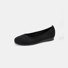 Load image into Gallery viewer, Round Toe Knit Ballet Flats