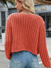 Load image into Gallery viewer, Round Neck Button Up Cardigan with Pockets