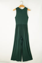 Load image into Gallery viewer, Round Neck Sleeveless Jumpsuit