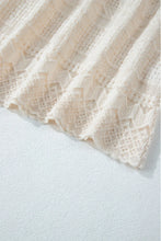 Load image into Gallery viewer, Lace Round Neck Long Sleeve Blouse