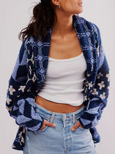 Load image into Gallery viewer, Collared Neck Long Sleeve Cardigan