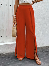 Load image into Gallery viewer, Slit Wide Leg Pants