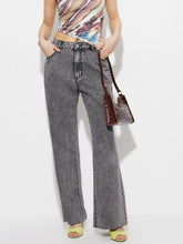 Load image into Gallery viewer, High Waist Bootcut Jeans with Pockets