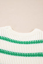 Load image into Gallery viewer, Striped Round Neck Sweater Vest