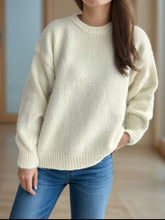 Load image into Gallery viewer, Round Neck Long Sleeve Sweater