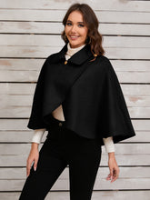 Load image into Gallery viewer, Collared Neck Cropped Cape