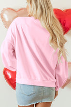 Load image into Gallery viewer, Bow Round Neck Long Sleeve Sweatshirt