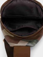 Load image into Gallery viewer, PU Leather Color Block Crossbody Bag
